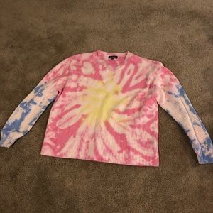 525 America.  Tie dye sweater. Only worn one time.